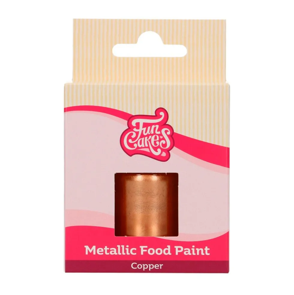 Pintura Comestible Cobre Metalizado 30 ml