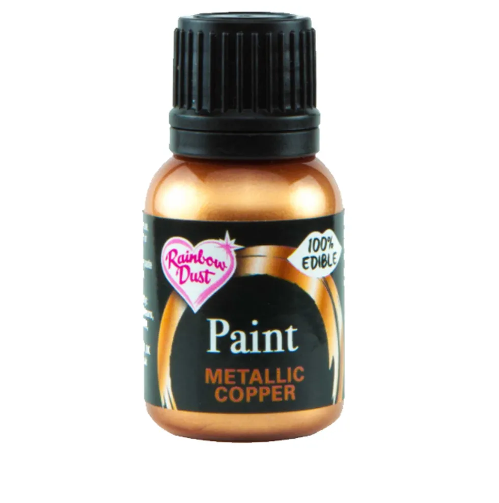 Pintura Comestible Metalizada Cobre 25 gr
