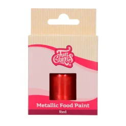 Pintura Comestible Rojo Metalizado 30 ml