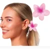 Pinza para el Pelo Rosa PVC 8 cm