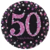 Platos 50 Años Pink Sparkling