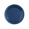 Platos de Papel Azul Intenso 17,5 cm 10 ud