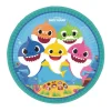 Platos de Papel Baby Shark 23 cm 8 ud