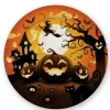 Platos de Papel Calabaza Halloween 23 cm 6 ud