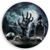 Platos de Papel Cementerio Halloween 23 cm 6 ud