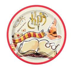 Platos de Papel Harry Potter 22 cm 8 ud