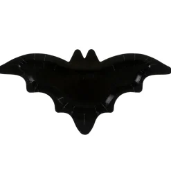 Platos de Papel Murciélago Halloween 35 cm 10 ud
