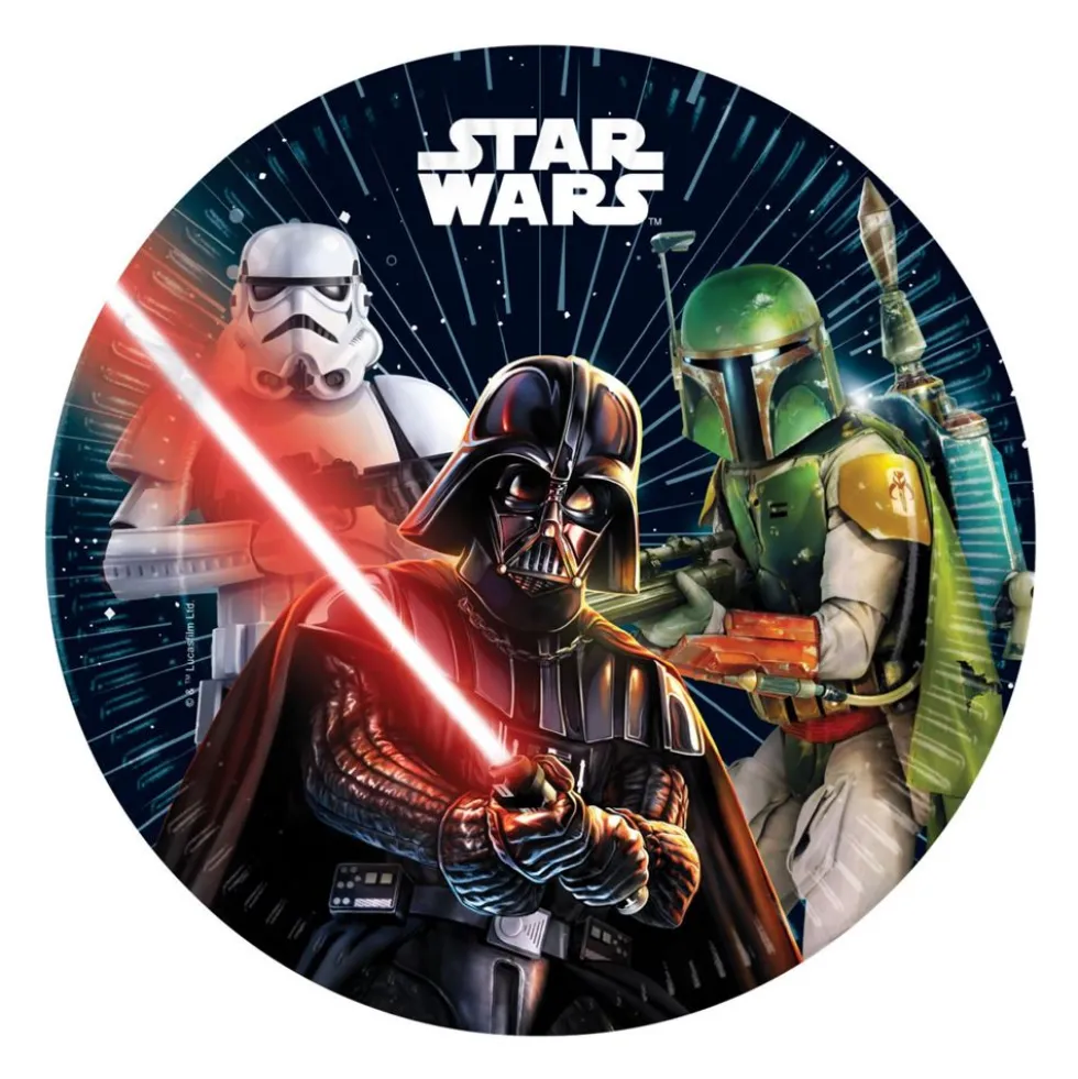 Platos de Papel Star Wars 23 cm