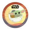 Platos de Papel Star Wars Mandalorian 8 ud