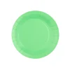 Platos de Papel Verde Menta 17,5 cm 10 ud