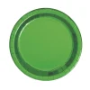 Platos de papel Verde Metalizado 17 cm
