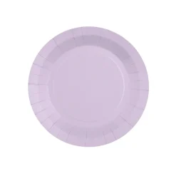 Platos de Papel Violeta 17,5 cm 10 ud