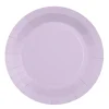 Platos de Papel Violeta 22,5 cm 10 ud