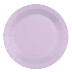 Platos de Papel Violeta 22,5 cm 10 ud