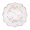Platos Floral Wedding 10 ud
