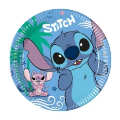 Platos Stitch y Angel 20 cm 8 ud