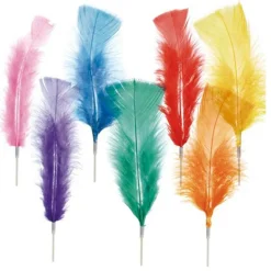 Plumas de Pascua Surtidas 22 cm 200 ud
