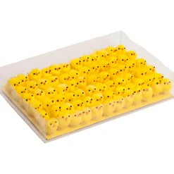 Pollitos de Pascua Amarillos 4 cm 48 ud
