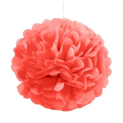 Pompón Color Rojo 25 cm