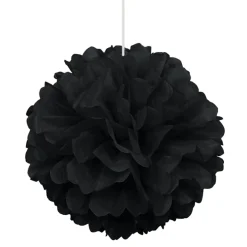 Pompón Negro 40 cm