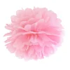 Pompón Rosa de papel 35 cm