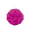 Pompón Rosa Neón 40 cm