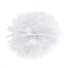 Pompon de Papel Color Blanco 25 cm