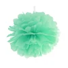 Pompon de Papel Color Menta 25 cm