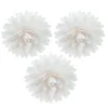 Pompones de Oblea Blancos 4,5 cm 12 ud