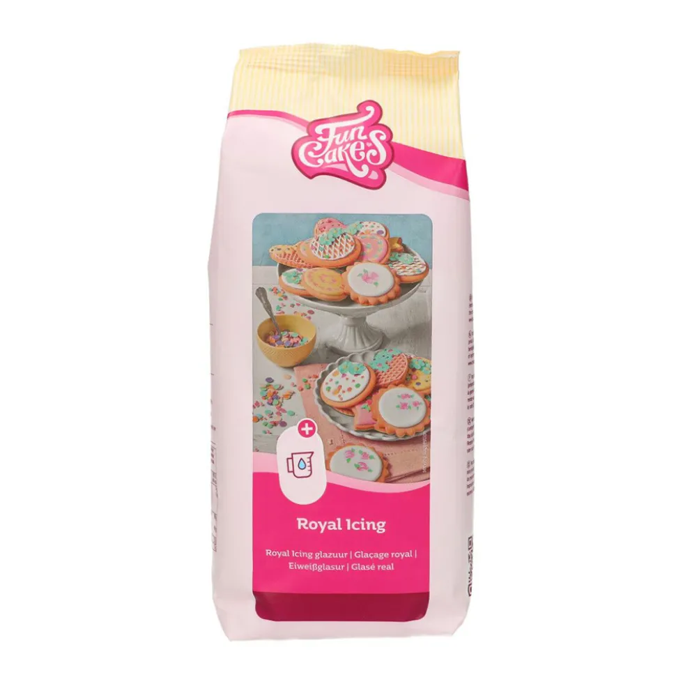 Preparado para Glasa Real 900 gr - FunCakes
