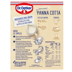 Preparado para Panna Cotta Frutos del Bosque