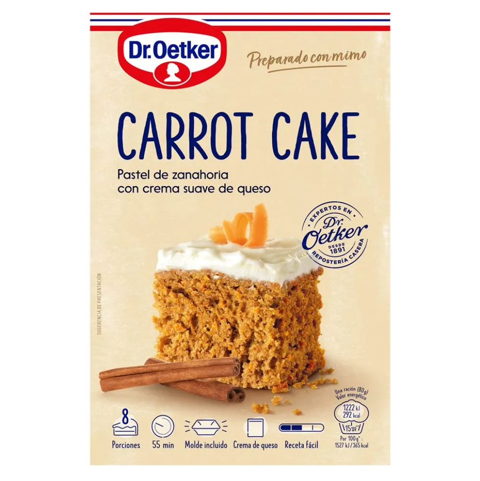 Preparado para Pastel de Zanahoria 315 gr