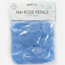 Pétalos de Rosa Color Azul Claro 144 ud