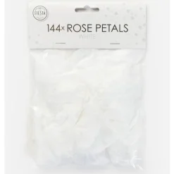 Pétalos de Rosa Color Blanco 144 ud