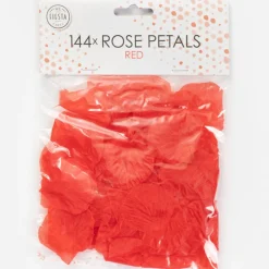 Pétalos de Rosa Color Rojo 144 ud