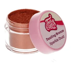 Purpurina Comestible en Polvo Dazzling Bronze