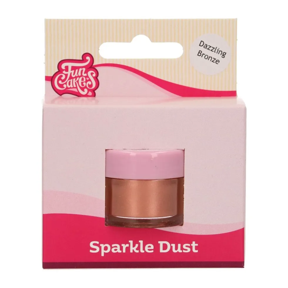 Purpurina Comestible en Polvo Dazzling Bronze