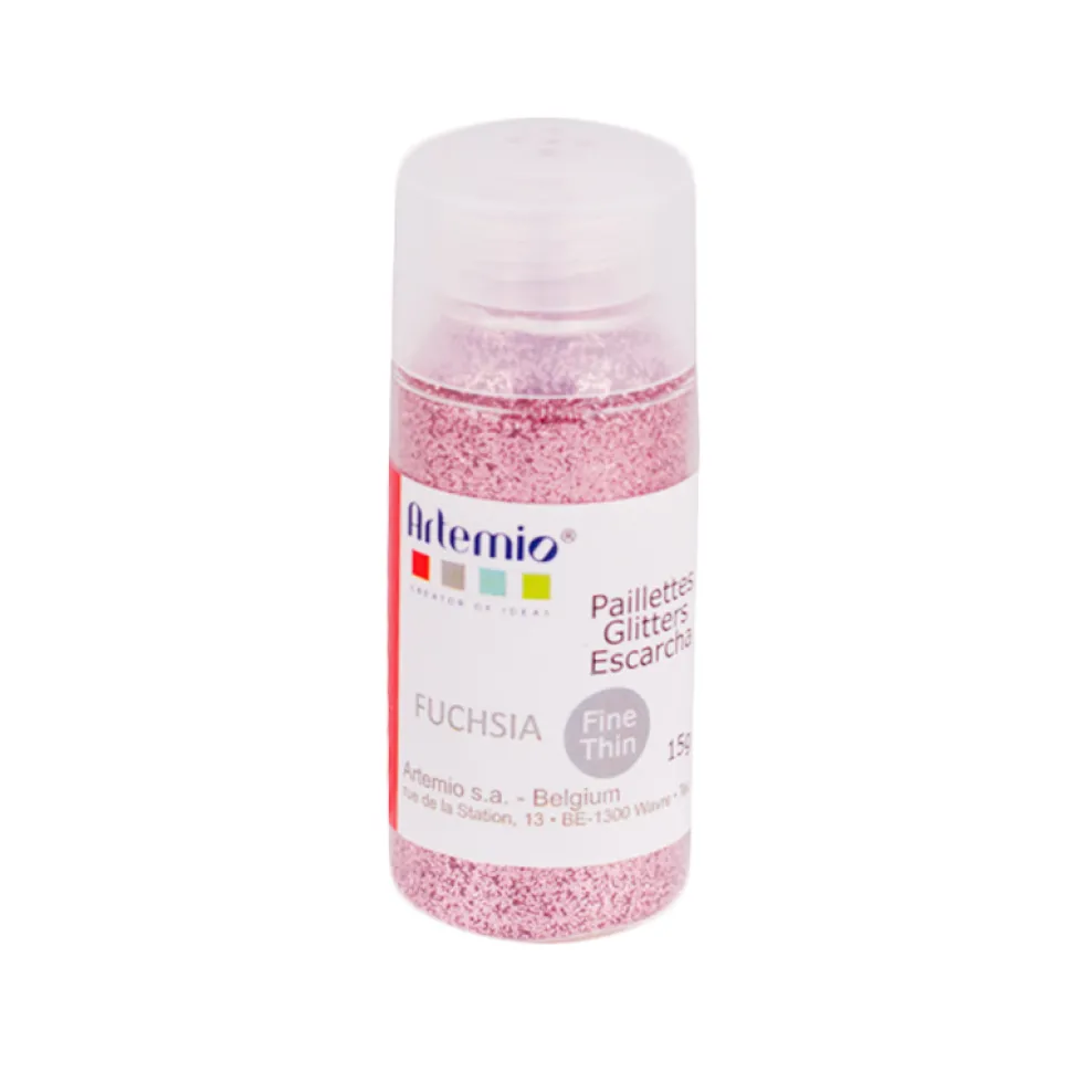 Purpurina Decorativa Rosa No Comestible 15 gr