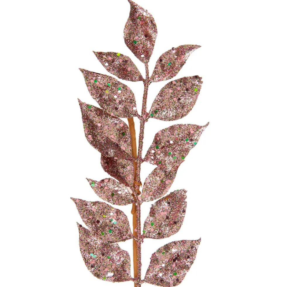 Rama Decorativa Oro Rosado Brillante 80 cm