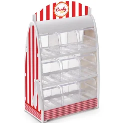 Recipiente Porta Dulces Rojo