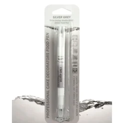 Rotulador Comestible Doble Punta Gris Plata