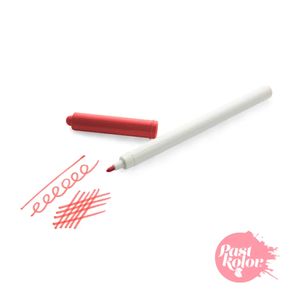 Rotulador Comestible Punta Fina Color Rojo - Pastkolor