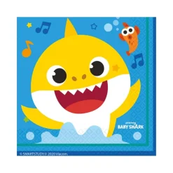 Servilletas de Papel Baby Shark 16 ud