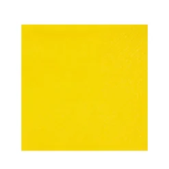 Servilletas de Papel Cóctel Amarillo 25 ud