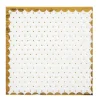 Servilletas de Papel Cóctel Blancas y Doradas 20 ud