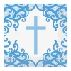 Servilletas de Papel Comunión Azul 16 ud