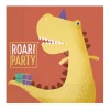 Servilletas de Papel Dinosaurio Roar 33 cm 20 ud