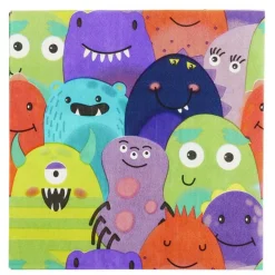 Servilletas de Papel Monstruos 8 ud