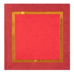 Servilletas de Papel Navidad Chic Rojo 20 ud