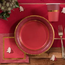 Servilletas de Papel Navidad Chic Rojo 20 ud